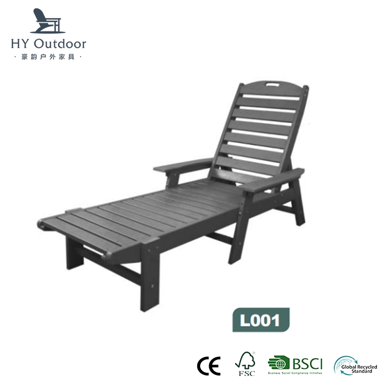 Bakit ang nautical chaise na may mga armas na gawa sa materyal na HDPE?